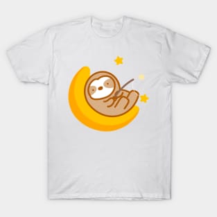 Cute Starry Night Sloth T-Shirt